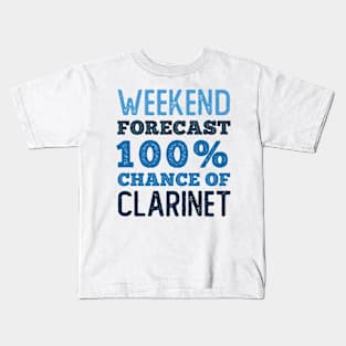 Chance of Clarinet 100 Percent Kids T-Shirt